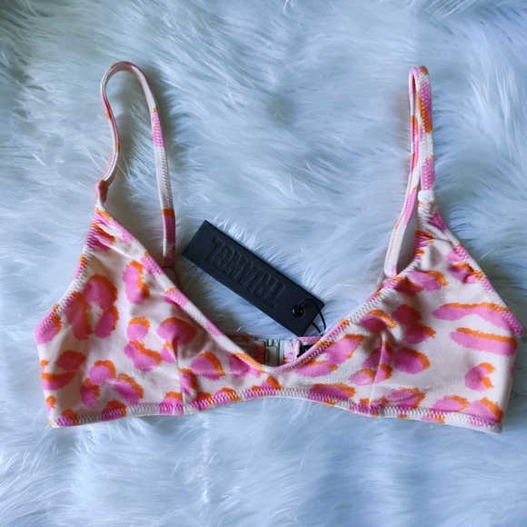 triangl swimwear Other - Triangl Maia Pearl Velvet Bikini Top